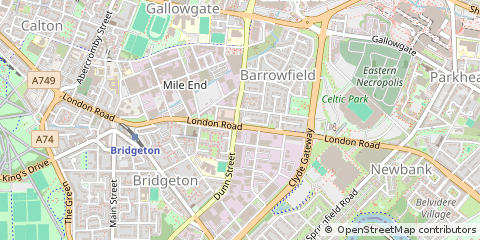 Map of Glasgow