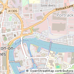Map of Stockton on Tees