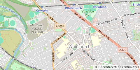 Map of Cardiff