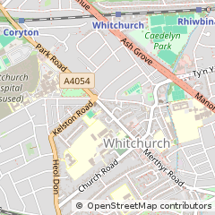 Map of Cardiff