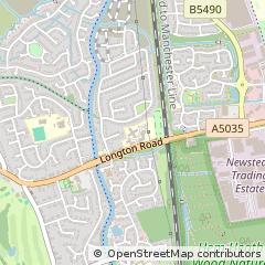 Map of Stoke-on-Trent, Staffordshire