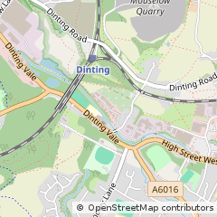 Map of Glossop, Great Manchester