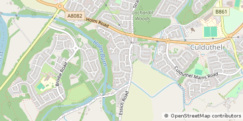 Map of Inverness, Highland