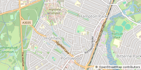 Map of Southampton