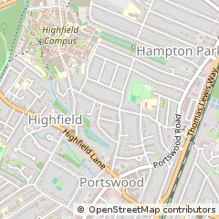 Map of Southampton