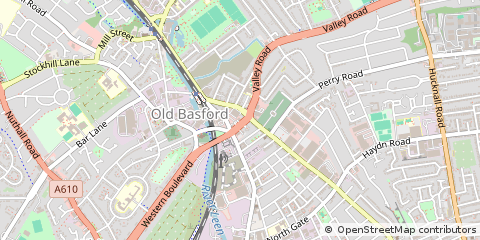 Map of Nottingham