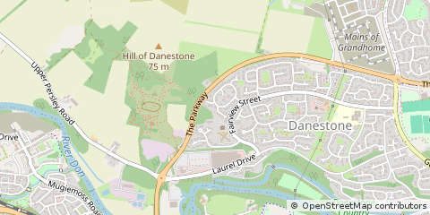 Map of Danestone, Aberdeen