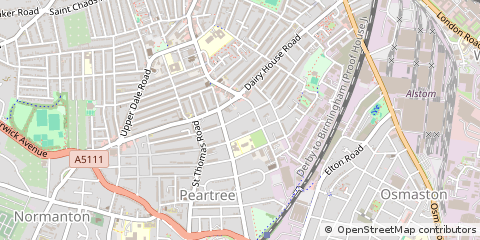 Map of Derby
