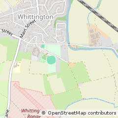 Map of Lichfield, Staffordshire