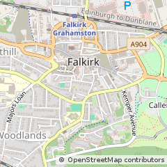 Map of Falkirk