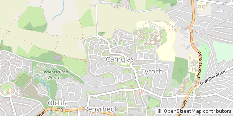 Map of Swansea