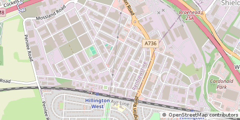 Map of Glasgow