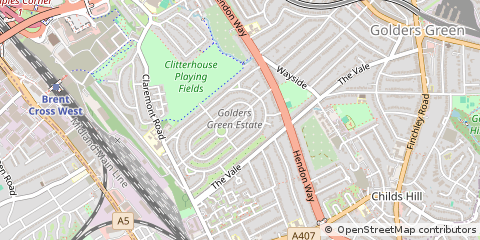 Map of London, Hertfordshire