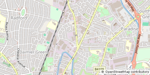 Map of Coventry