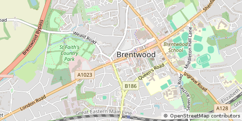 Map of Brentwood