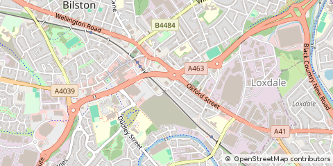 Map of Bilston