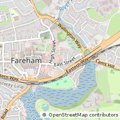 Map of Fareham, Hampshire