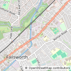 Map of Failsworth, Manchester