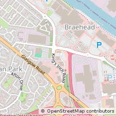 Map of Renfrew, Renfrewshire