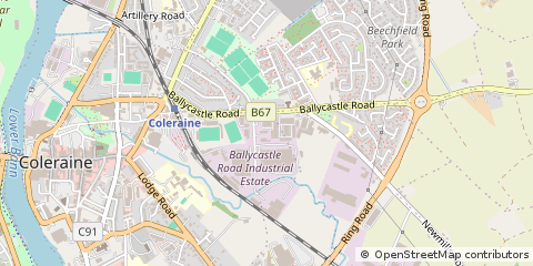 Map of Coleraine