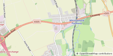 Map of Cambridge, Cambridgeshire