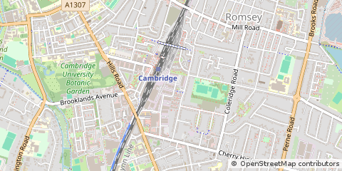 Map of Cambridge