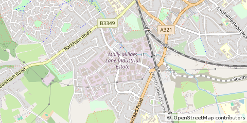 Map of Wokingham