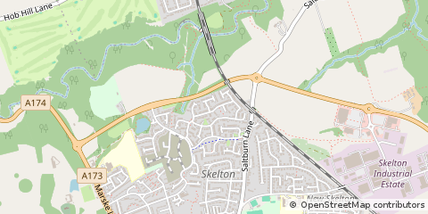 Map of Saltburn-by-the-SEA