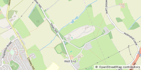 Map of Borehamwood, Hertfordshire