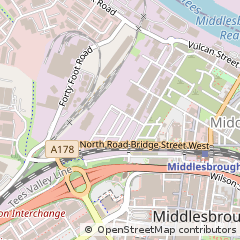 Map of Middlesbrough