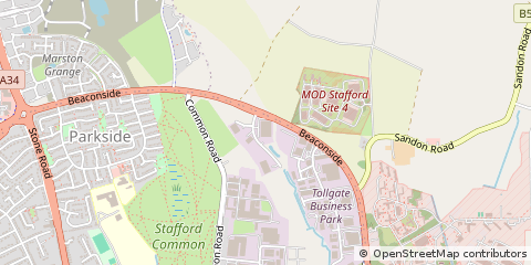 Map of Stafford