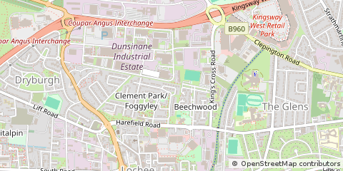 Map of Dundee