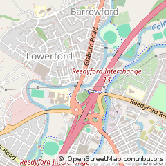 Map of Nelson, Lancashire