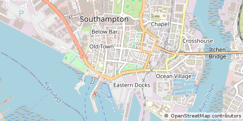 Map of Southampton
