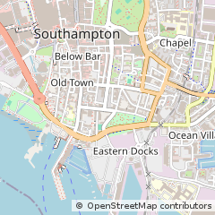 Map of Southampton