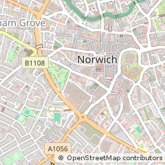 Map of Norwich, Norfolk
