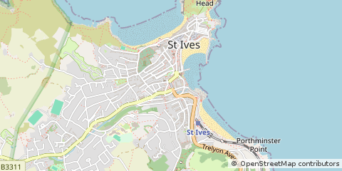 Map of ST. Ives