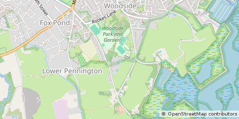 Map of Lymington, Hampshire