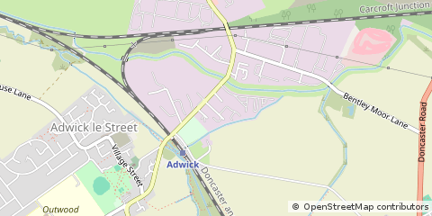 Map of Doncaster
