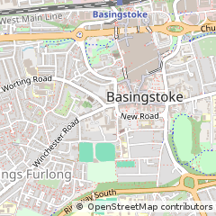 Map of Basingstoke, Hampshire