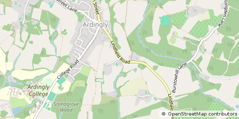 Map of Haywards Heath, West Sussex