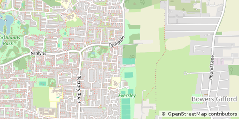Map of Pitsea, Essex