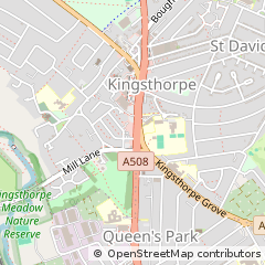Map of Northampton, Northamptonshire