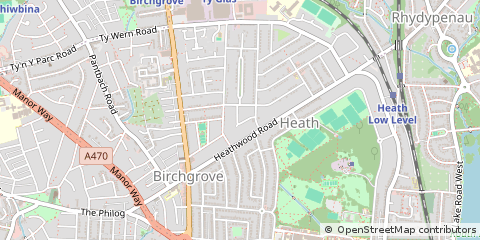Map of Cardiff