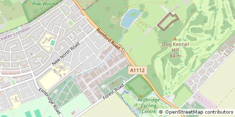 Map of Ilford