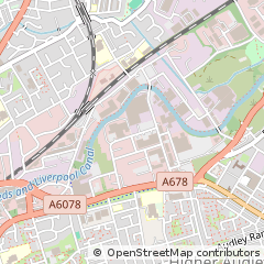 Map of Blackburn, Lancashire