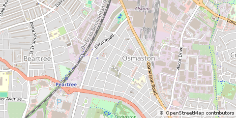 Map of Derby, Derbyshire