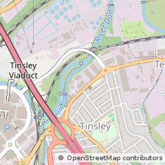 Map of Sheffield, South Yorkshire