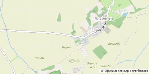 Map of Cambridge, Cambridgeshire