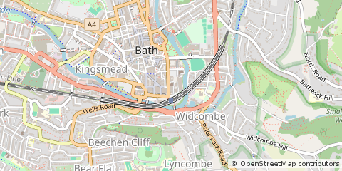 Map of Bath
